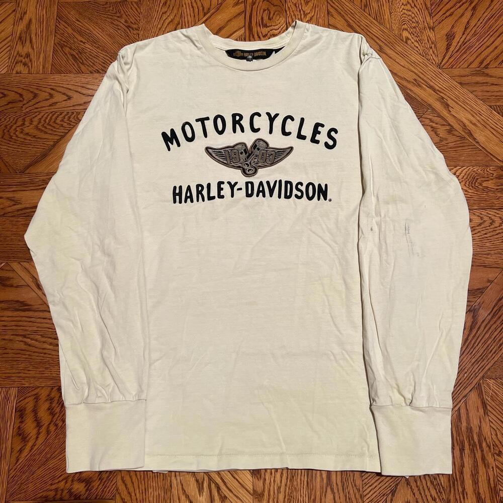Vintage 90s Patchwork Harley Davidson - image 1